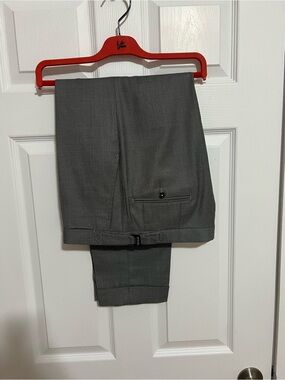 Isaia Classic Gray Dress Pants - Tailored Look